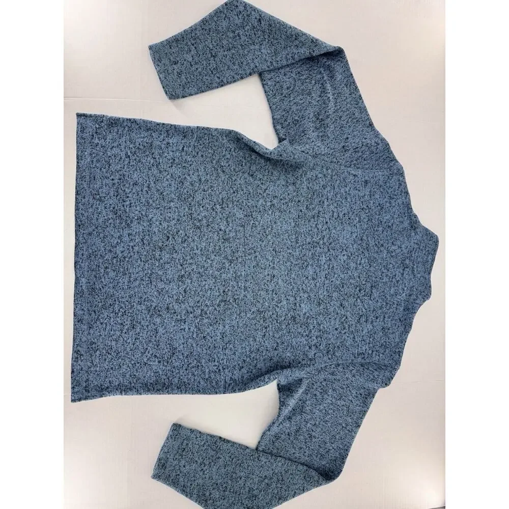 Wrangler George Strait Fleece Sweater Mens Sz M Western Work Farm Blue 1/4 Zip - Picture 13 of 15